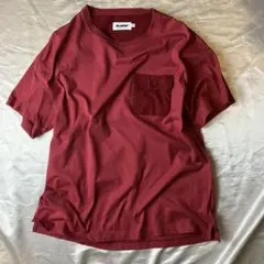 XLARGE 赤 ポケット付き Tシャツ M