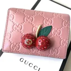 GUCCI さくらんぼ 財布 折り財布 コンパクトウォレット ウォレット