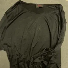 fogal ブラック 長袖 Tシャツ L シルク混