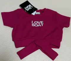 新品タグ付き LOVEBOAT ピンク Tシャツ 95 ラブボート コギャル