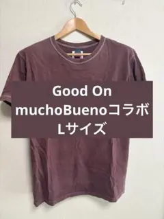 【美品】Good On Tシャツ 半袖 エンジ Lサイズ USA製