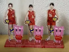 ネーションズリーグ（VNL） アクリルスタンドセット 石川真佑 黒後愛 関菜々巳