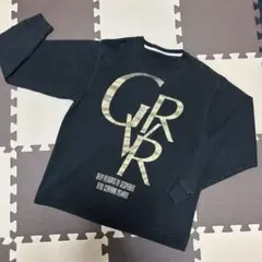 お値下げ！ ブラック ロゴプリント 長袖Tシャツ