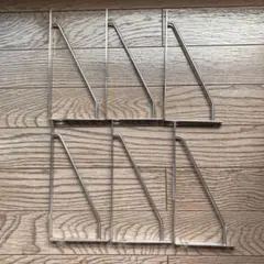 ステンレス棚受け 210mm X 105mm 6本セット
