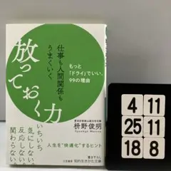 仕事も人間関係もうまくいく放っておく力 4-11*25.18*8