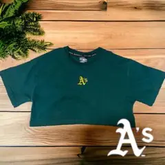 GENUINE MERCHANDISE/A'sロゴTシャツ/ショート丈