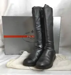 B1108 PRADA プラダ ロングブーツ 38 24cm
