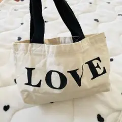 LOVE トートバッグ キャンバス