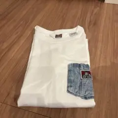 BEN DAVIS ホワイト Tシャツ Sサイズ デニムポケット付き