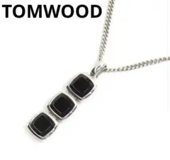 TOM WOOD Mini Cushion Pendant オニキス　ネックレス