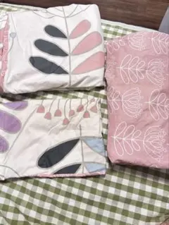 ニトリ カバーリング 3点セット　シングル　花柄