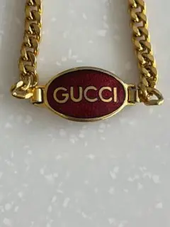 GUCCI オールド グッチ ヴィンテージ ロゴ ゴールド ブレスレット 喜平