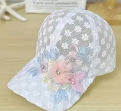 飾り付きレースの帽子