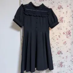 ROJITA フリル半袖ミニワンピース
