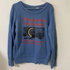 UNIQLO ユニクロ　スウェット　サイズL トレーナー　スナフキン　ロゴ　古着