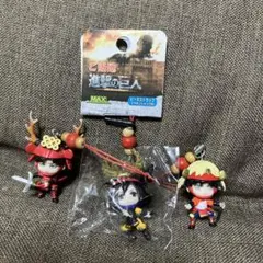 ご当地　進撃の巨人　ビーズストラップ　３点セット