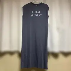 しまむら　新品未使用　ノースリーブロングワンピース