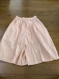 UNIQLO ピンクベージュ　スカート風キュロット110