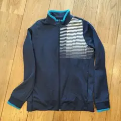 adidas ストライプジャージ 150サイズ ネイビー