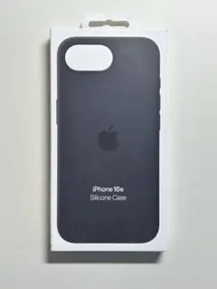 【新品】純正 iPhone 16e シリコンケース・ブラック②