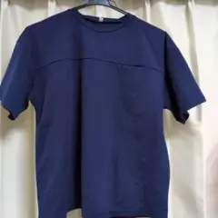 ネイビー 半袖 Tシャツ ポケット付き