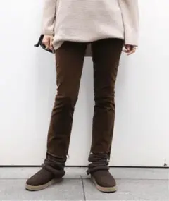 Mother コーデュロイ インサイダークロップ
