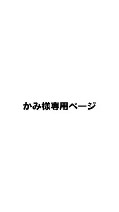 専用ページです