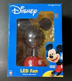 ミッキーマウス卓上ミニ扇風機 LED Fan