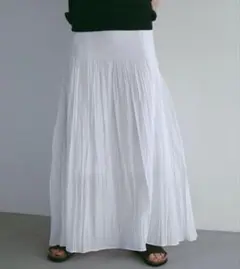 ETRE TOKYO ウエストジャガードロングスカート