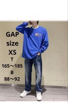GAP メンズカットソー ブルー