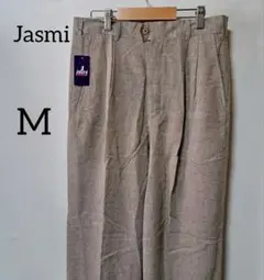 Jasmi タグ付きシルク混 BeigeスタイリッシュスラックスズボンパンツM