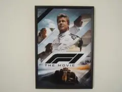 A4 額付き ポスター F1 エフワン Brad Pitt ブラッドピット