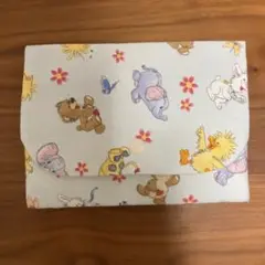 お薬手帳ケース 動物柄 花柄