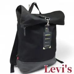 美品　リーバイス®　Lパック　ロールトップ　バックパック　黒　大容量