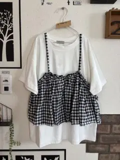 新品未使用★ビスチェセットTシャツ＊オフ