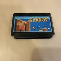 ファミコンソフト　ナムコ　カルノフ　KARNOV