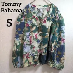 Tommy Bahama【S/P】花柄 長袖 シャツ パッチワーク柄 総柄