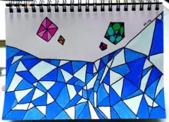 作品No.16【無題】手描き オリジナルイラスト