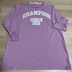 Champion 七分袖Tシャツ 140サイズ ピンク