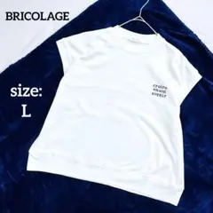 ノースリーブカットソー Tシャツ スウェット生地 シンプル ゆったり ゆるだぼ