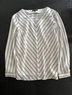 INDIVI ストライプトップス 36