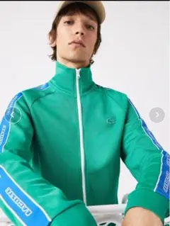 LACOSTE ヘリテージマッシュアップトラックジャケット