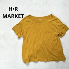 【H•R MARKET】FREE レディース半袖Tシャツ　マスタード