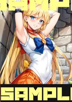 A4ポスター セーラーヴィーナス　愛野美奈子　ファンアート　美少女　美女
