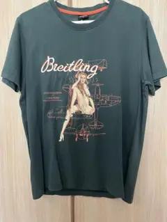 【新品未使用】BREITLING ブライトリング ポロシャツ 刺繍　ゴルフ　XL Munsingwear マンシングウェア 長袖 ポロシャツ ゴルフウェア