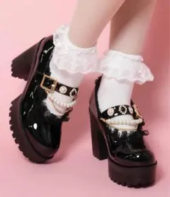 ROJITA ビジュストラップヒールパンプス