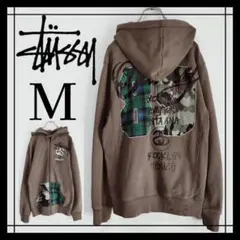 【入手困難】STUSSY ワールドツアー ジップパーカー カーキ