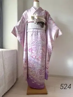 最高級ぼかし染め♦︎くすみピンクの振袖フルセット