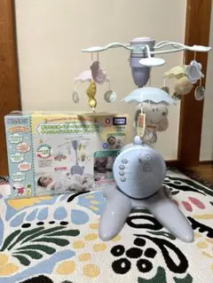 【美品】スヌーピー やわらかガラガラメリー ベビータカラトミー くすみカラー