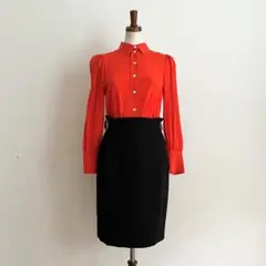 CELINE/gold metal belt skirt/France/VTG